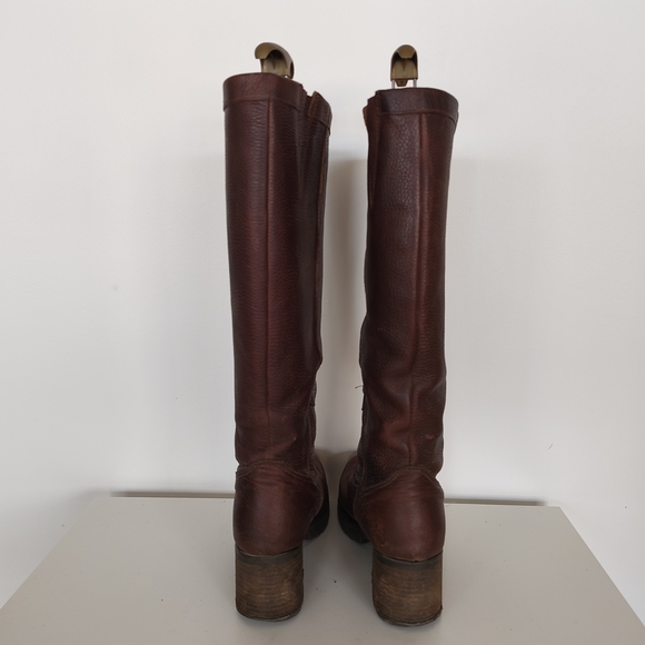 Tall Leather Riding Boots - Picture 3 of 6